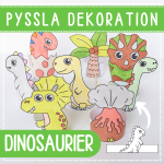 Pyssla dinosaurier- dekorationer - bild 1