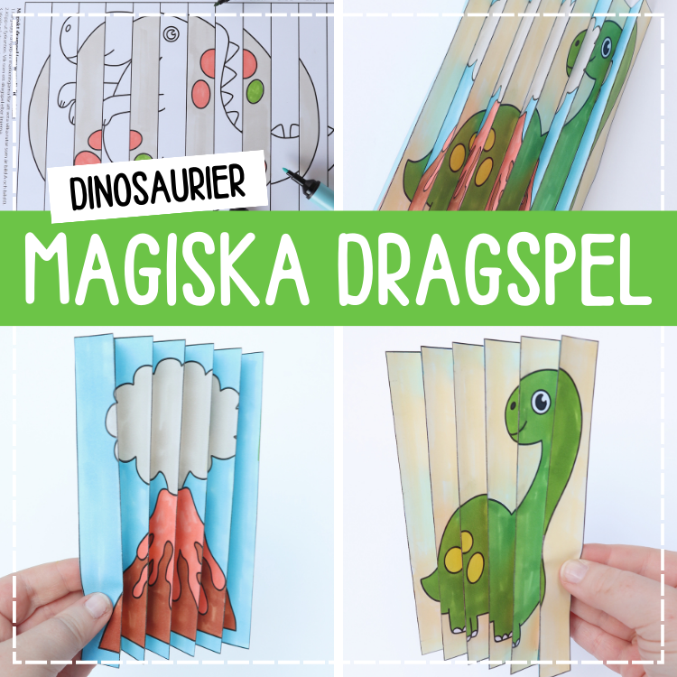 Magiska dragspel (agamograf)- tema dinosaurier