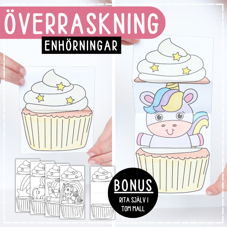 Öppningsbara pyssel- enhörningar