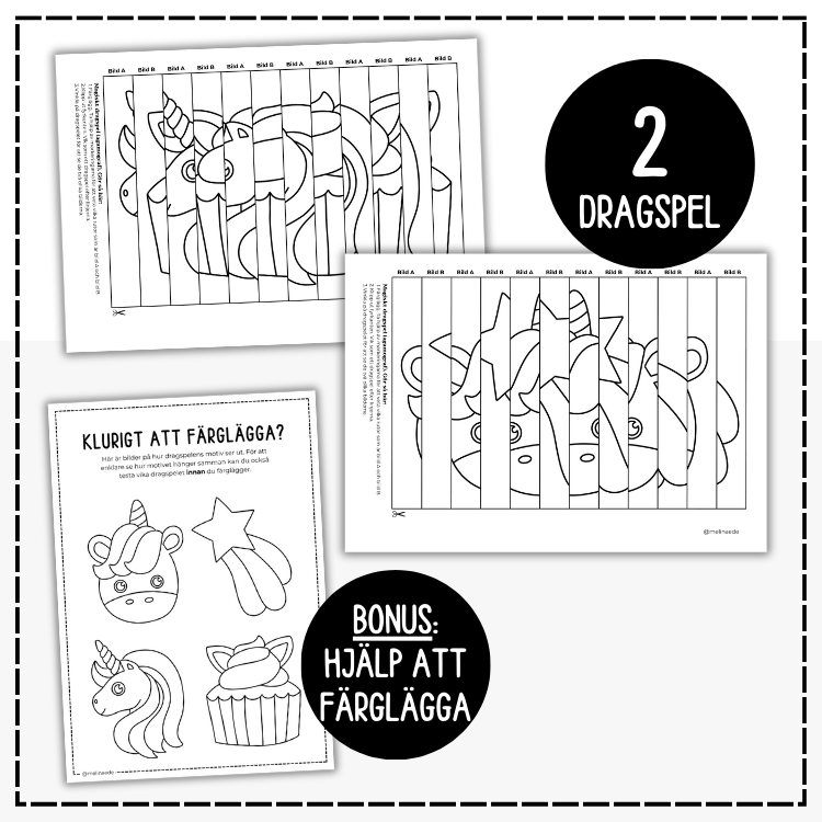 Magiska dragspel (agamograf)- enhörningar