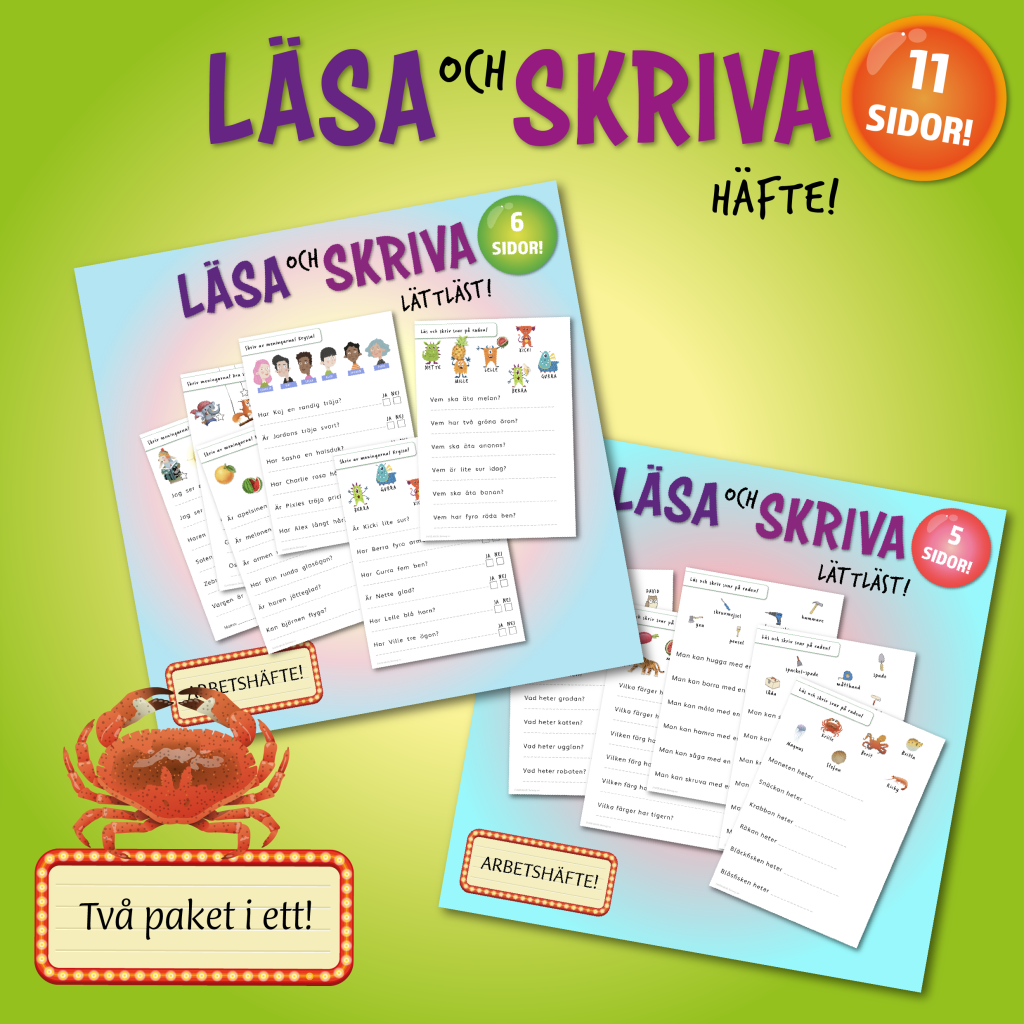 Läsa & Skriva – Paket!