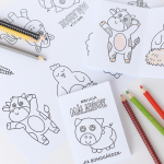 Min lilla målarbok- på bondgården - bild 4