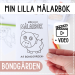 Min lilla målarbok- på bondgården - bild 1