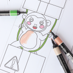 Öppningsbara pyssel- tema djur - bild 3