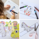 Pyssla dinosaurier- dekorationer - bild 2