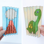 Magiska dragspel (agamograf)- tema dinosaurier - bild 3