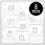 Pyssla monster- dekorationer - bild 3