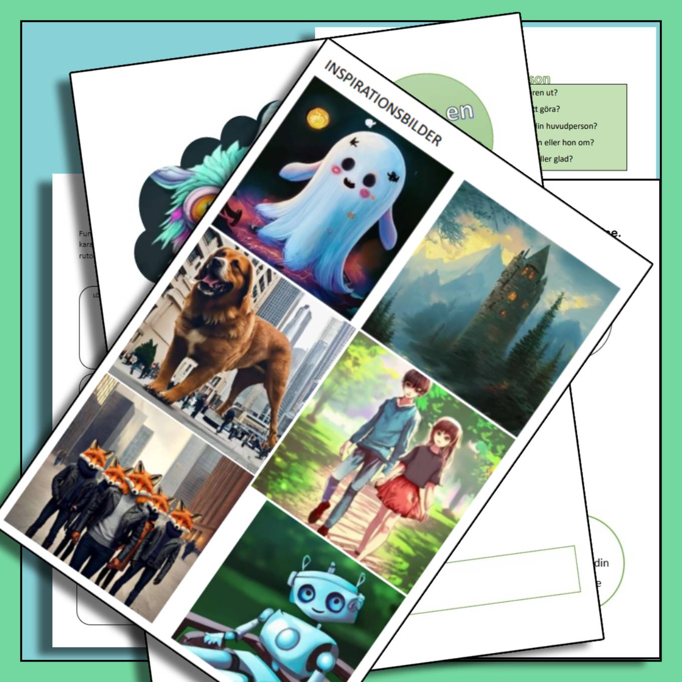 Att skriva en berättelse - ett häfte