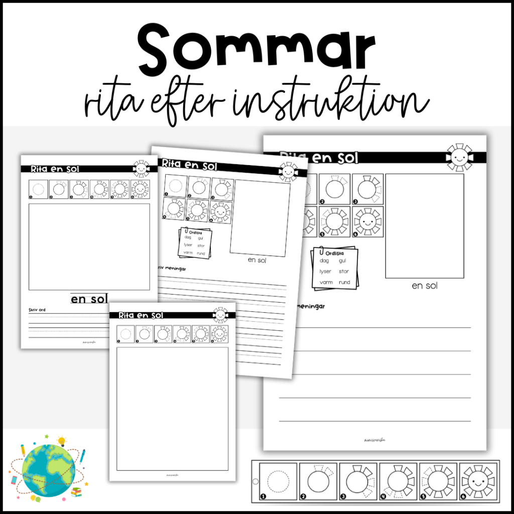 Sommar – Rita efter instruktion