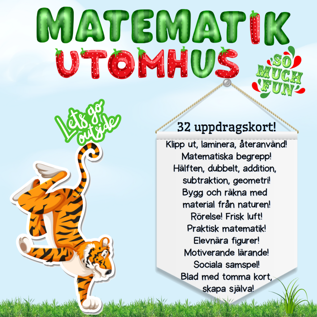 Matematik utomhus är kul!
