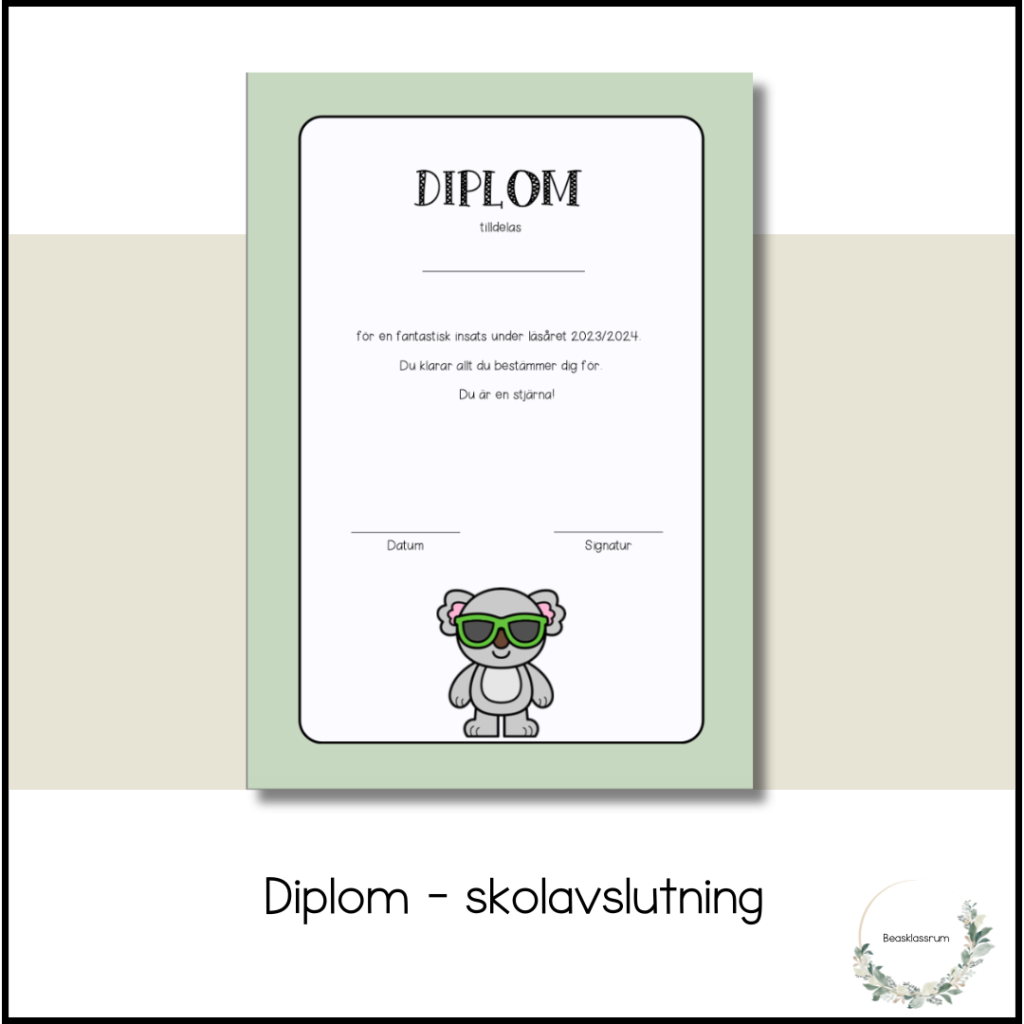 Diplom – koala