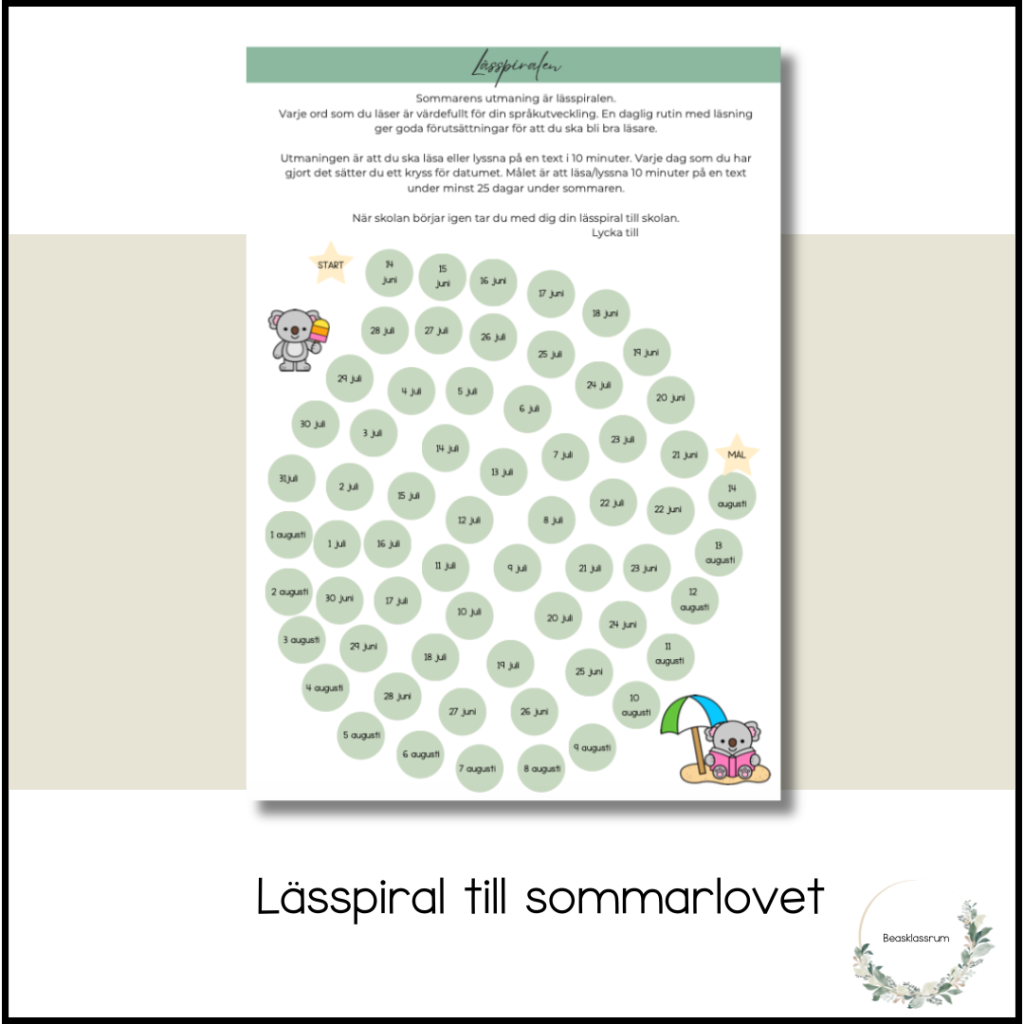 Läsutmaning – sommarlov