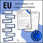 EU – Läsförtåelse i två nivåer + bildstöd - bild 1