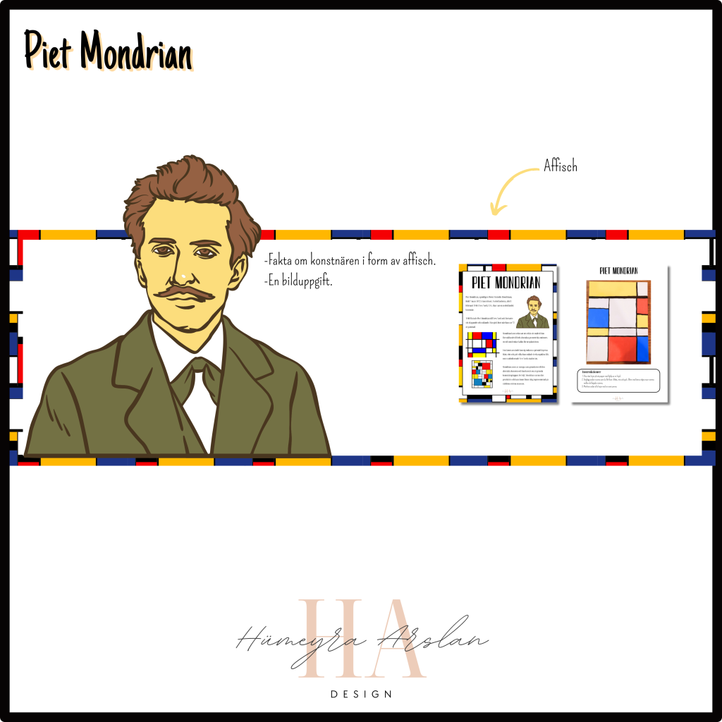 Konstnären Piet Mondrian