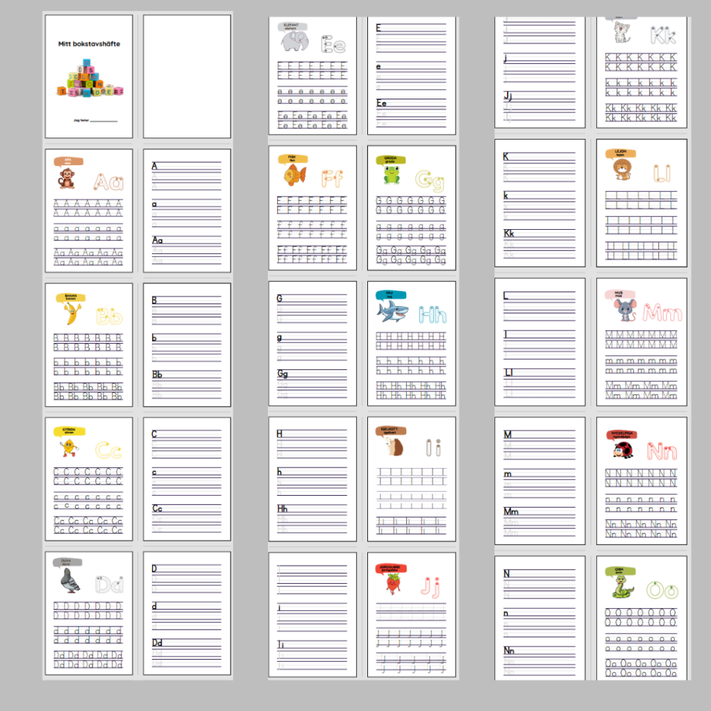 Mitt bokstavshäfte 1