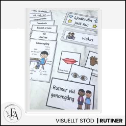 PAKET: Visuellt stöd för skolans & förskolans rutiner och struktur