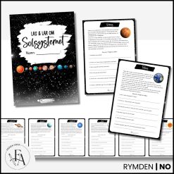 Läsförståelse Rymden | Solsystemet