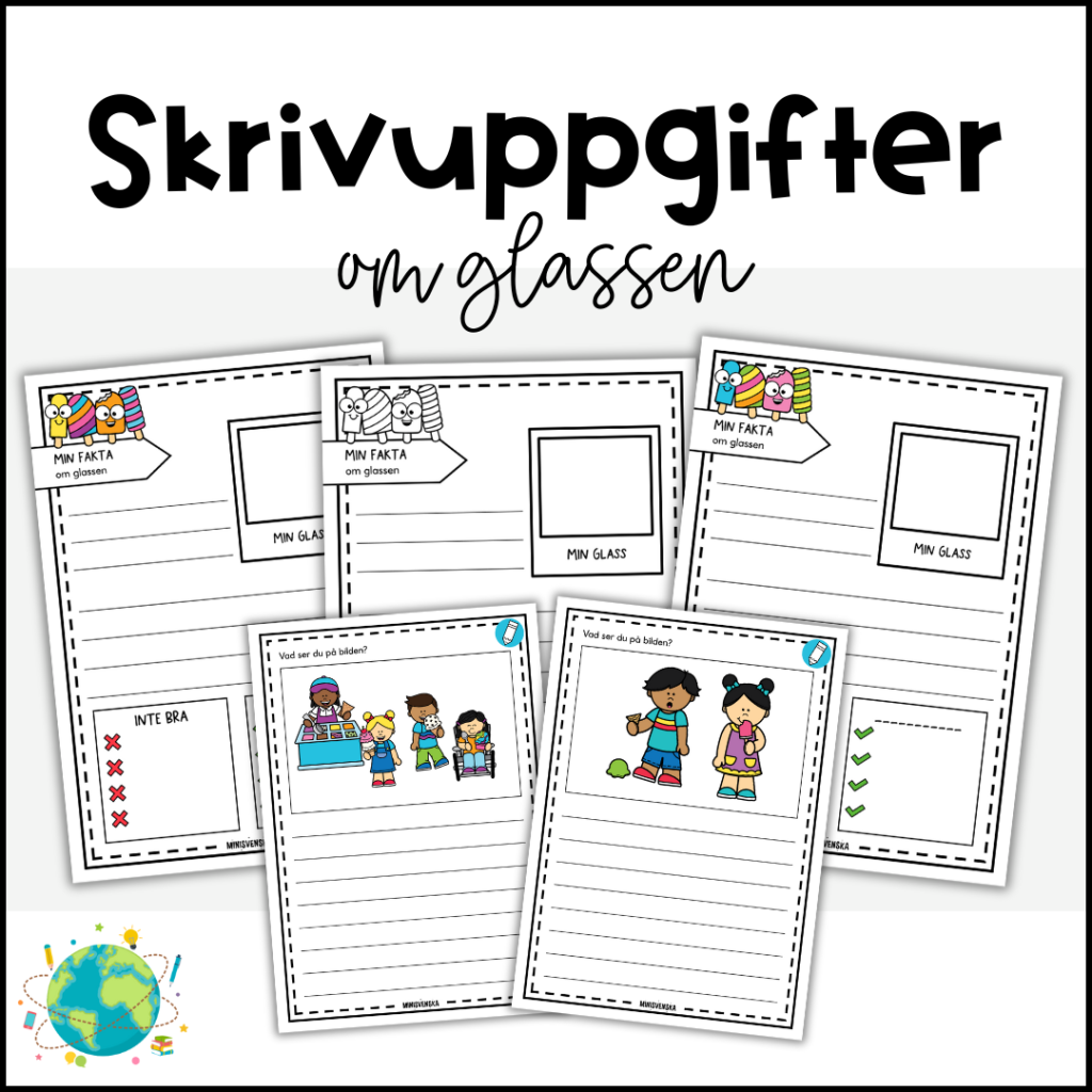 Glass – Skrivuppgifter