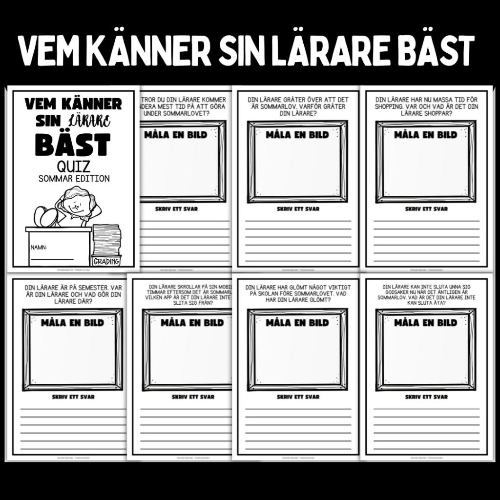 Vem känner sin lärare bäst