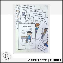Dagliga rutiner i skolan och förskolan: Bildstöd / Visuellt stöd