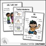 Dagliga rutiner i skolan och förskolan: Bildstöd / Visuellt stöd - bild 3