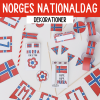 Norges nationaldag 17 maj - dekorationer