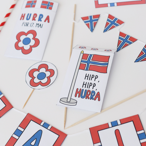 Norges nationaldag 17 maj - dekorationer