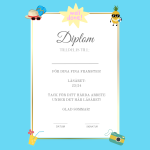 Skolavslutningsdiplom läsår 23/24- 4 olika färger - bild 4