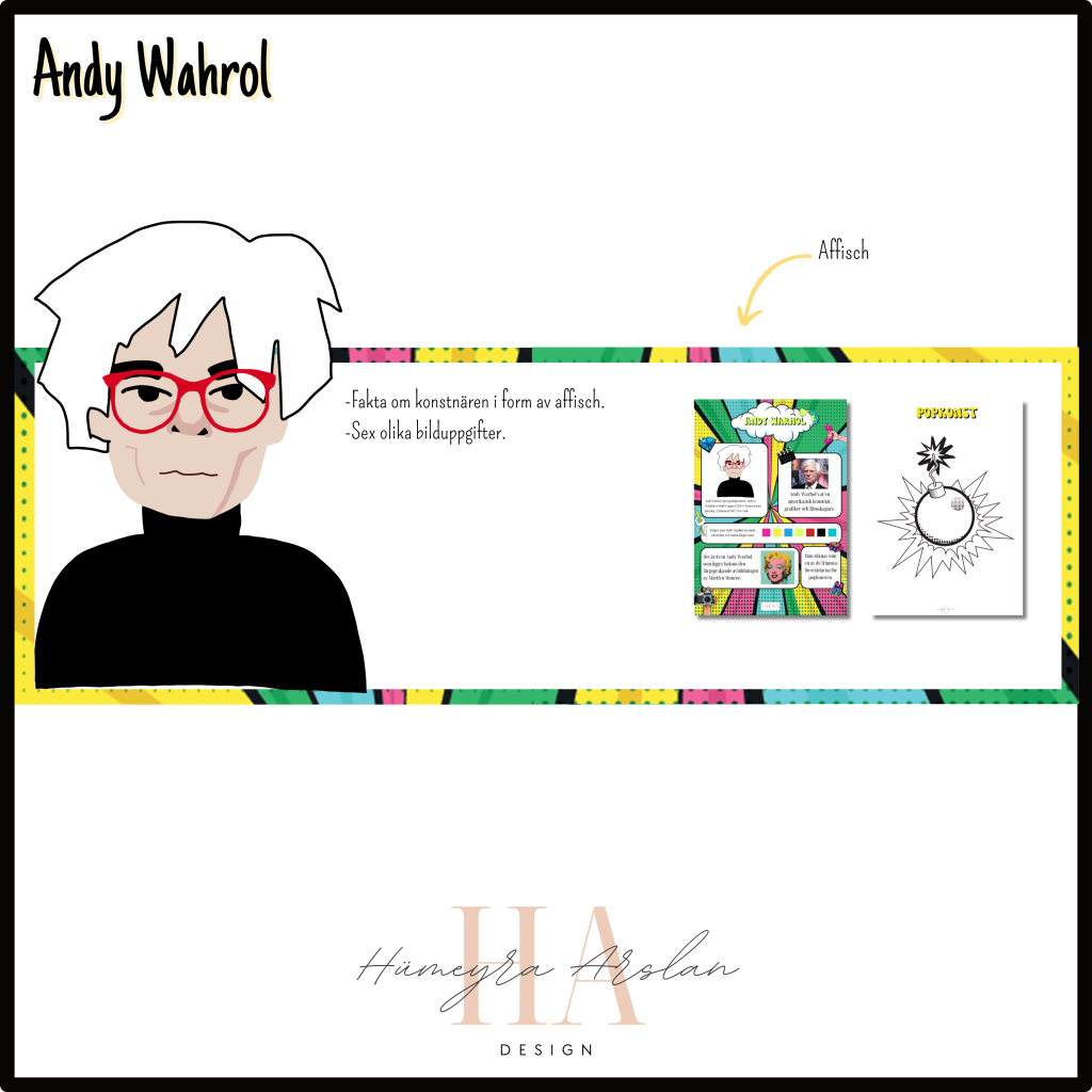 Konstnären Andy Warhol