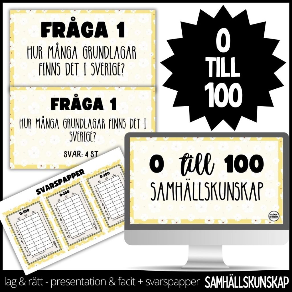 0-100 – lag & rätt – samhällskunskap