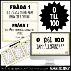 0-100 - lag & rätt - samhällskunskap