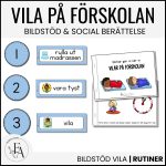 Social berättelse & bildstöd – Vila på förskolan - bild 1