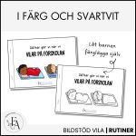 Social berättelse & bildstöd – Vila på förskolan - bild 5