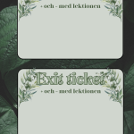 Exit tickets - bild 2