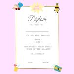 Skolavslutningsdiplom läsår 23/24- 4 olika färger - bild 3