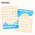 Sommarbingo (läsning + aktiviteter) - bild 1