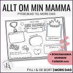 Mors dag: Allt om min mamma / bonusmamma / mormor / farmor - bild 1