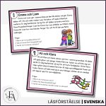 Läskort / Läsförståelsekort: Barnen hjälps åt - bild 2