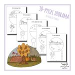 Pysselpaket 3D-pyssel diorama ALLA MOTIV - bild 2