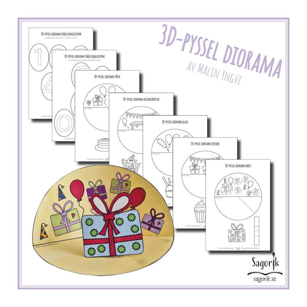 3D-pyssel diorama Kalas