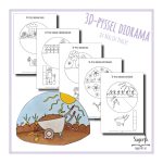 Pysselpaket 3D-pyssel diorama Sommar - bild 2