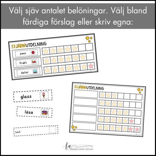 Belöningssystem Stjärnjakten: Positivt beteendestöd