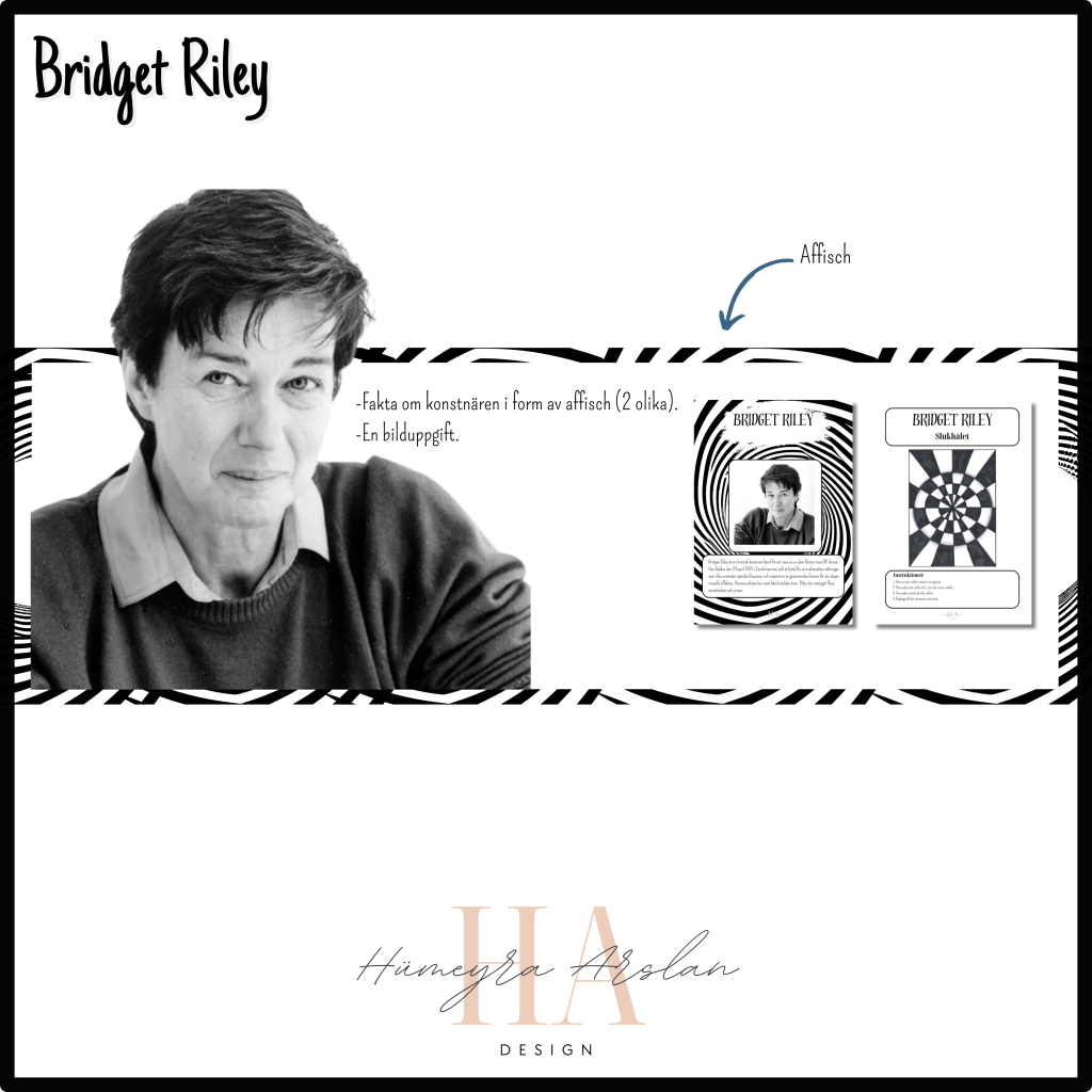 Konstnären Bridget Riley