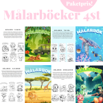 MÅLARBÖCKER (4ST) - bild 1
