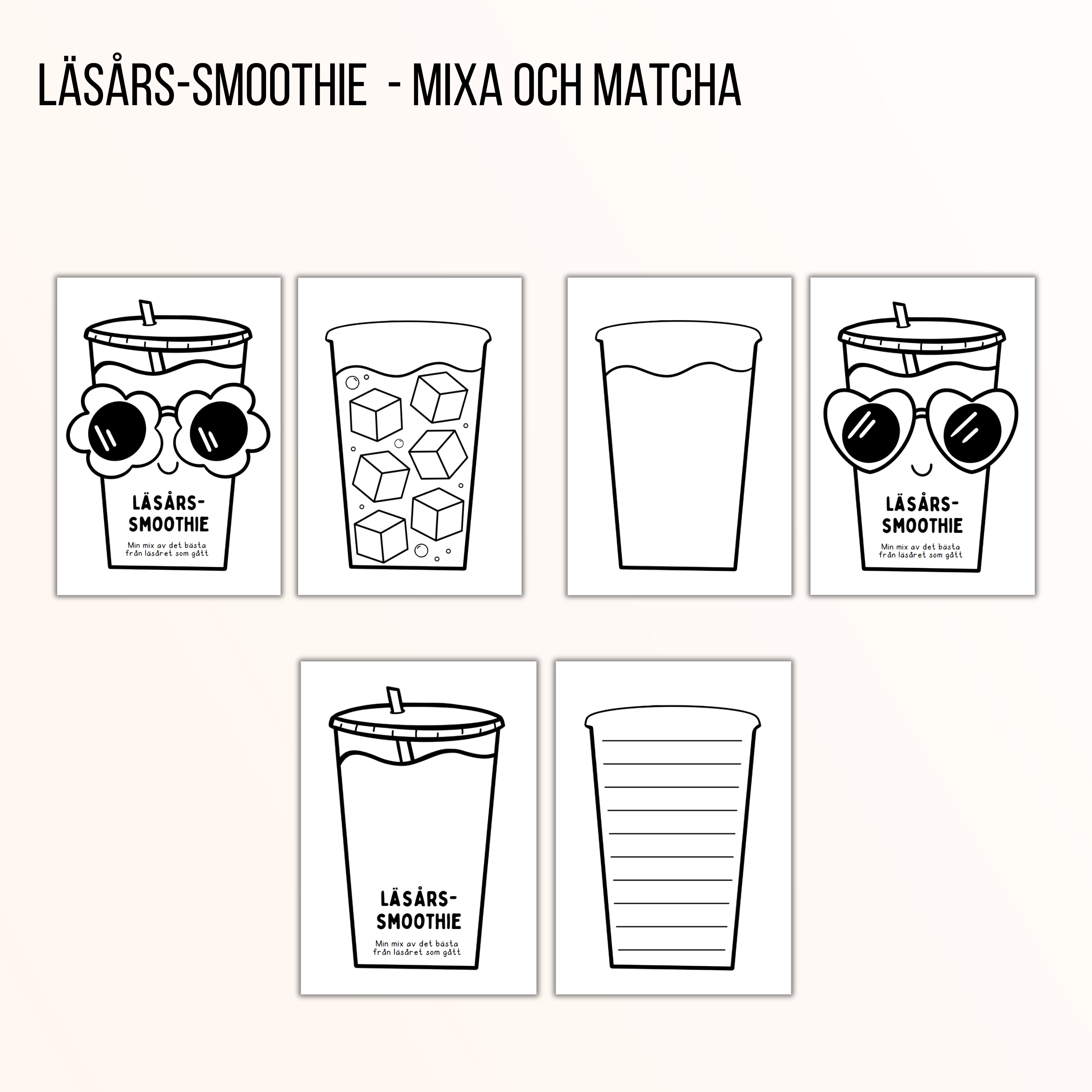 Summera läsåret med en läsårs-smoothie