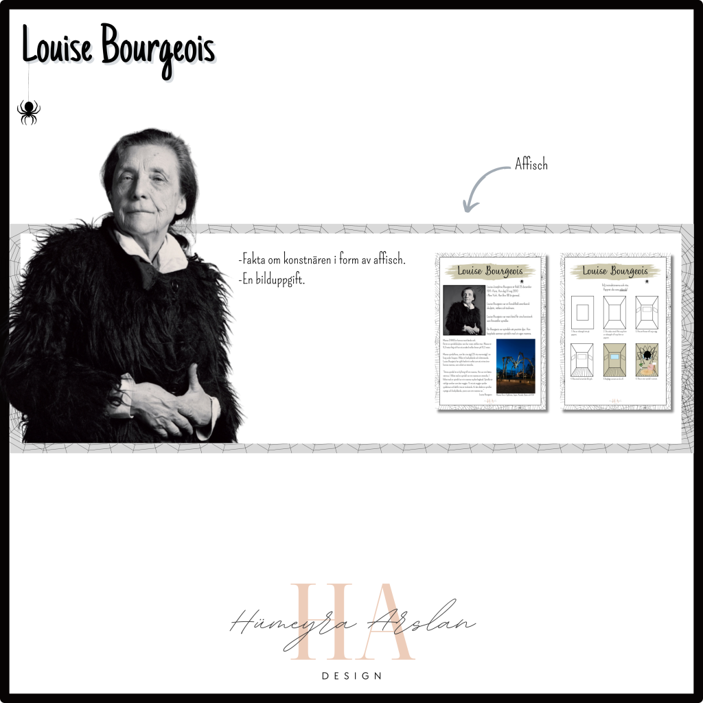 Konstnären Louise Bourgeois