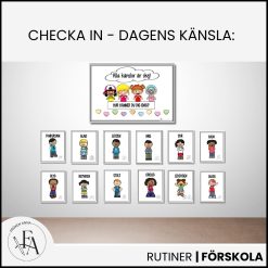 TEMA KÄNSLOR – Känslokort & Känslokarta med TAKK