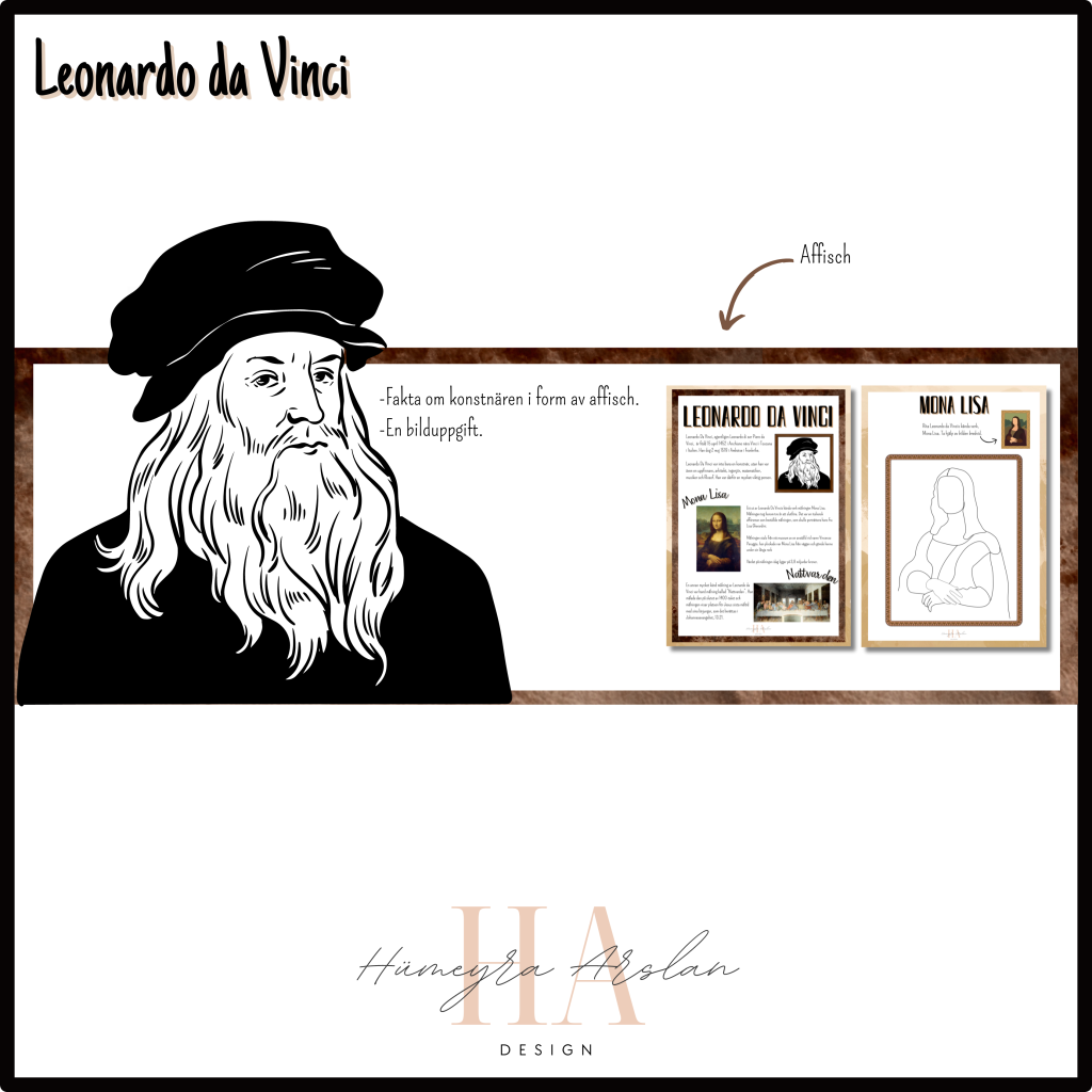 Konstnären Leonardo da Vinci