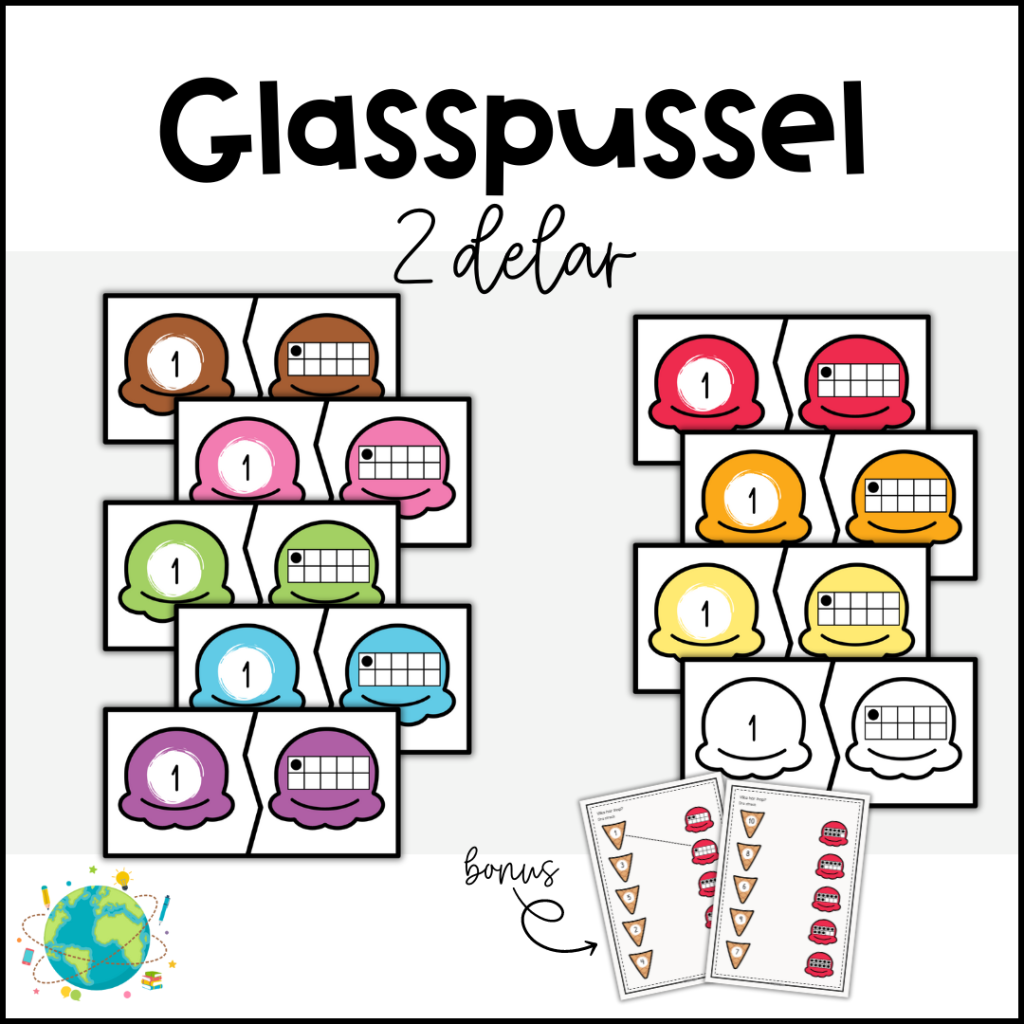 Glasspussel – 2 delar