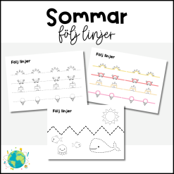 Sommar - Följ linjer